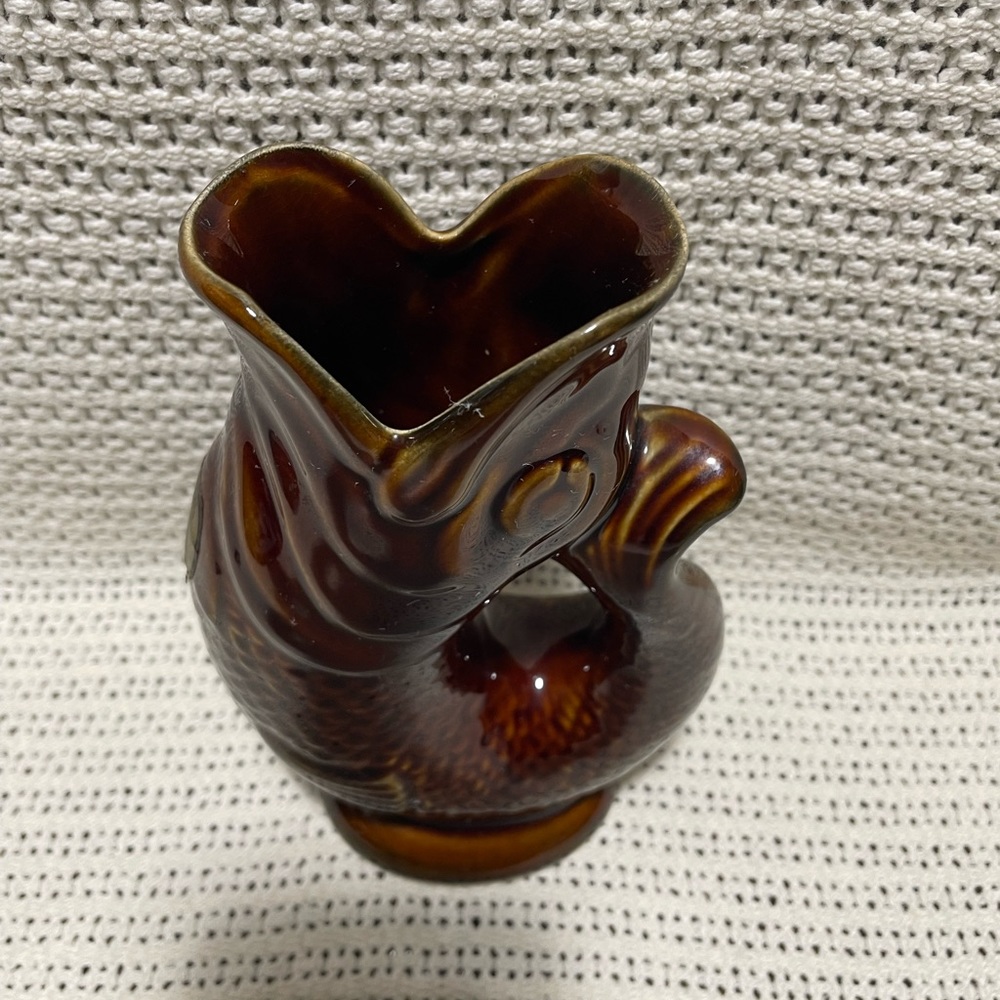 Vintage Brown Fish Glug - Picture 4 of 9